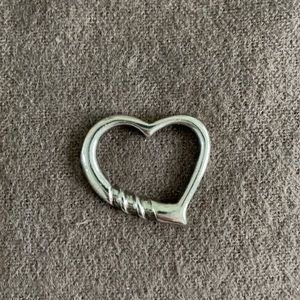 Vintage Sterling Silver Open Heart
